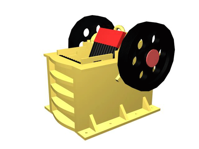 顎式破碎機(jī)工作原理圖 顎式破碎機(jī)工作原理圖