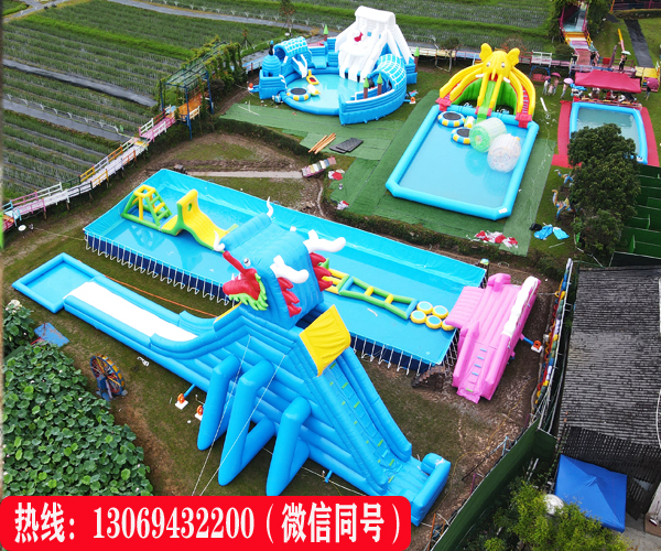 水上樂(lè)園組合水滑梯