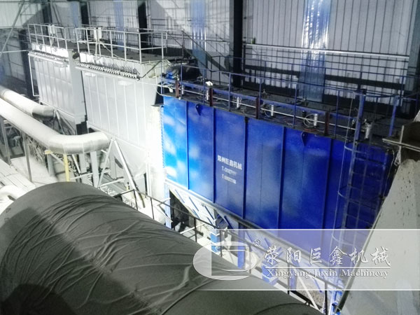 環(huán)保達標的河卵石制砂線現場